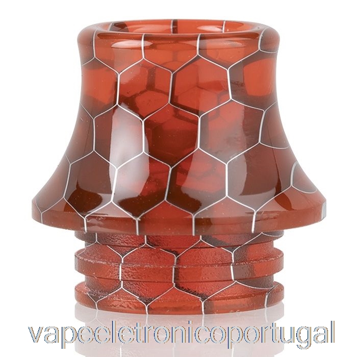 Vape Eletronico 810 Cone De Resina De Pele De Cobra Ponta De Gotejamento Vermelho